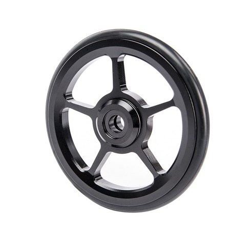 자전거 후면 브롬톤 폴딩 자전거 블랙에 대한 Easywheel의 60mm M6화물 랙 쉬운 휠 랙 접는, 보여진 바와 같이, 하나