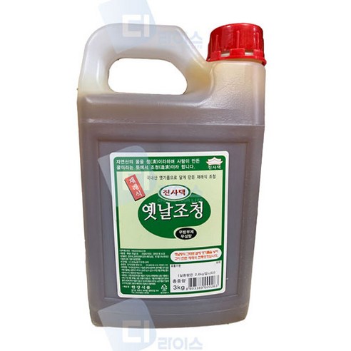 한강 진사댁 재래식 옛날 조청, 3kg, 4개