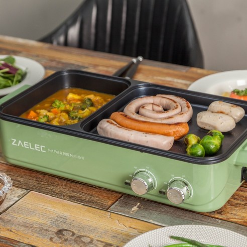 싱그러운 주방, 맛있는 구이! 자일렉 스프리트 멀티그릴 그린으로 완성하세요.