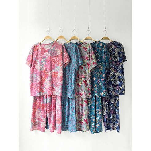 시원하고 편안한 80대 어머님을 위한 여름 실내복 세트