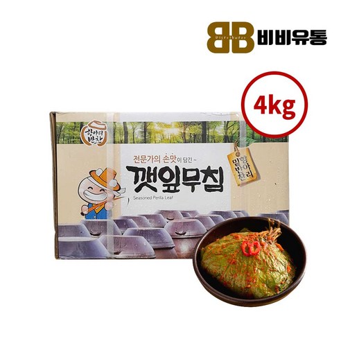 대용량 깻잎무침 4kg, 1개