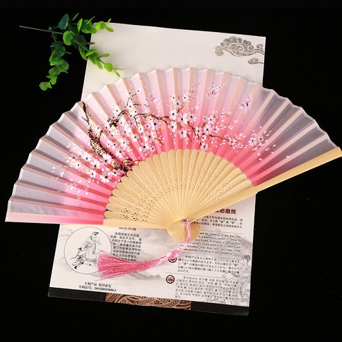 연리지돌담 부채 봄 여름 fan spring summer, 1개, 2