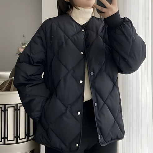 편안하고 세련된 NUNUHANA 여성 볼륨감 데일리 패딩 점퍼로 따뜻하고 스타일리시한 겨울을 보내세요.