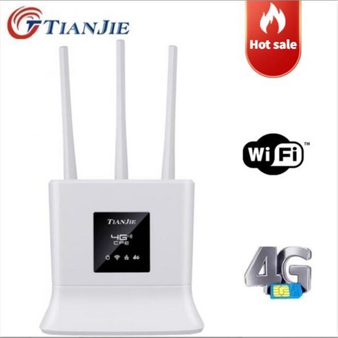 LTE 유심라우터 4G CAT4 SIM 카드 FDD 무선 Wifi 고 이득 안테나 모뎀 300Mbps 모바일 핫스팟 CPE 동글 RJ45 WANLAN 포트, 2.Lite version - Type B