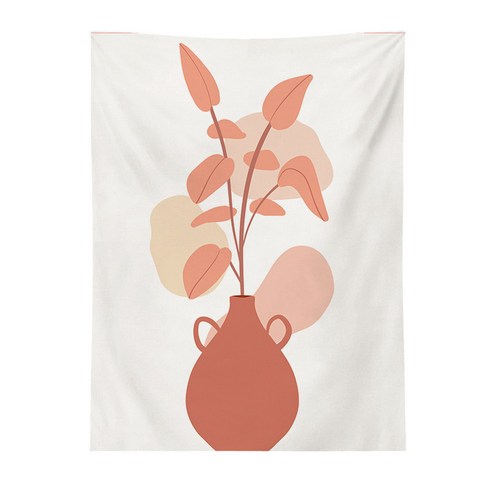 DFMEI 괘포 모던 심플 아트 장식 괘포 배경 벽포 가능, 색깔23, 95-73cm 연모