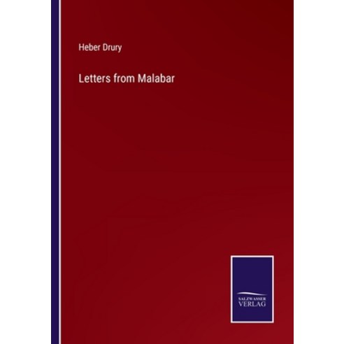 (영문도서) Letters from Malabar Paperback, Salzwasser-Verlag, English, 9783375033248