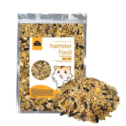 구딘 햄스터사료 점보 2Kg, 1개
