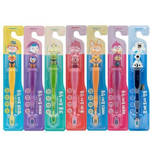 해리(토이) 어린이 칫솔 1개, 뽀롱뽀롱 뽀로로 4기 (3세 이상) 4세칫솔