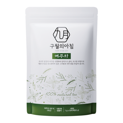 국산 쪄서볶은 여주차 삼각티백, 1개, 50개입, 1g