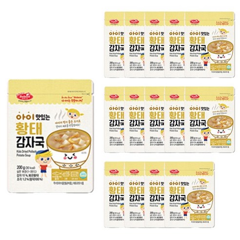 베베스트 아이 맛있는 아이국, 200g, 15개, 황태감자국