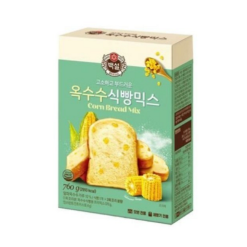 백설 옥수수식빵믹스760gx3개, 760g, 3개