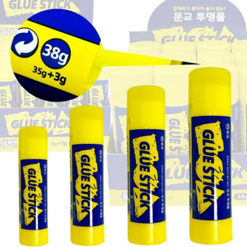 문교 대용량 고체풀 38g 1박스 12입 종이 풀 79000EA 1EA - 딱풀 | 쿠팡