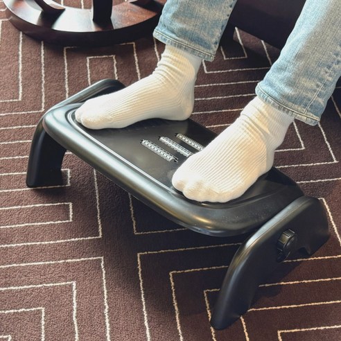 파키르 높이 각도조절 사무실 발받침대, 캄 블랙