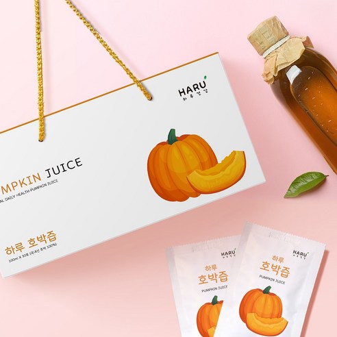 하루건강 늙은호박즙, 100ml, 90포