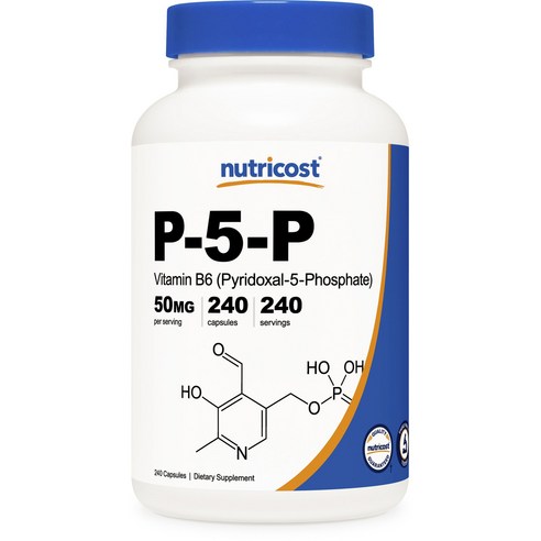 뉴트리코스트 P-5-P 비타민 B6 50mg 캡슐, 240정, 1개