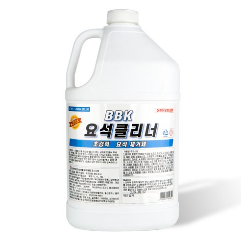 버블킹 요석제거제 화장실 소변기 악취제거 변기세정제, 4L, 6개