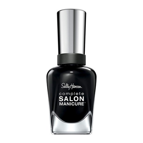 Sally Hansen 컴플리트 살롱 매니큐어 14.7ml, Hooked On Onyx, 1개