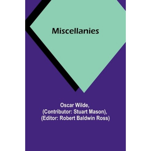 (영문도서) Miscellanies Paperback, Alpha Edition, English, 9789357390071