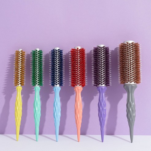 제이끌레르 파스텔 열판 돈모 헤어 대왕 브러쉬 롤빗 뿌리볼륨 드라이, 3호, 1개