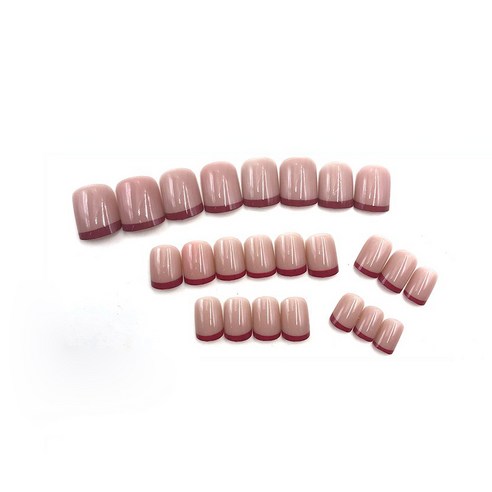 스타존 셀프 컬렉션 인조손톱 인스턴트 네일팁 롱 숏 24P, Y056 A타입(숏), 1세트