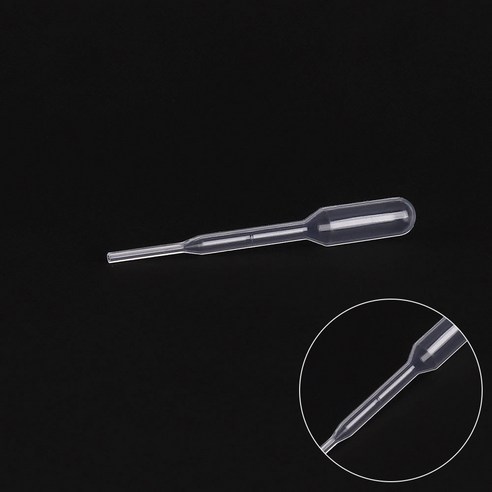 대용량 투명 플라스틱 스포이드 과학실험 연구실, 100개, 0.2ml