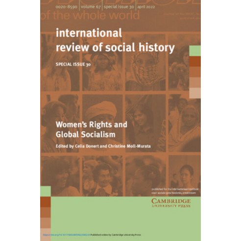 (영문도서) Women''s Rights and Global Socialism: Volume 30 Part 1 Paperback, Cambridge University Press, English, 9781009237345