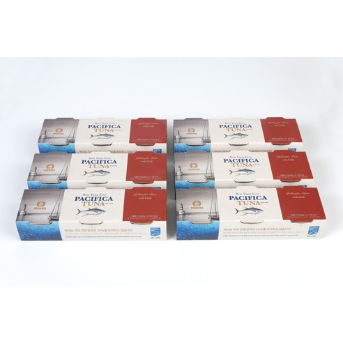 황다랑어 통살 저칼로리 참치통조림 90g 칠리18개 Solid 퍼시피카튜나, 18개