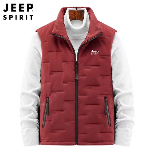 지프 스피릿 패딩 조끼 남성 베스트는 경량패딩 조끼 중 배송료 무료인 새로운 블랙계열 패션 레저 아이템