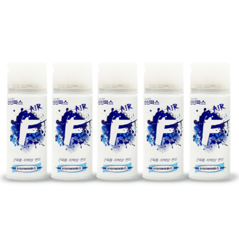 신신제약 스프레이 에어파스F 미니 100ml, 1개입, 5개
