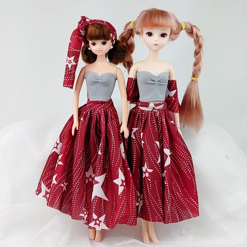 인형옷 드레스 캐주얼, 12.시원한바다2p세트