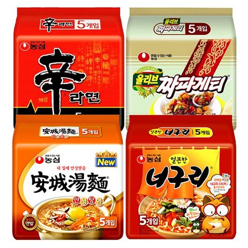 [오케이나우ㅣ인기상품] 맛있는 면 요리의 명품: 농심 라면 콤보 박스 [OKNOWㅣ추천상품]