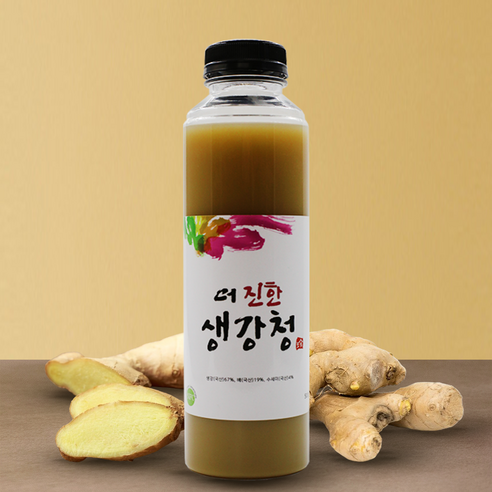 유기농비정제원당 생강청 생강차 500g, 1개, 1개입, 500ml