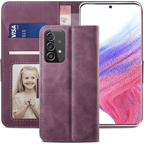 삼성 갤럭시 A53 5G 지갑형 카드수납 다이어리 휴대폰리 케이스 Galaxy A53 Leather wallet case 적용
