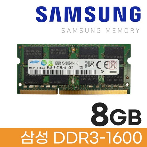 삼성전자 노트북 DDR3 8GB PC3 12800S 일반전력 메모리