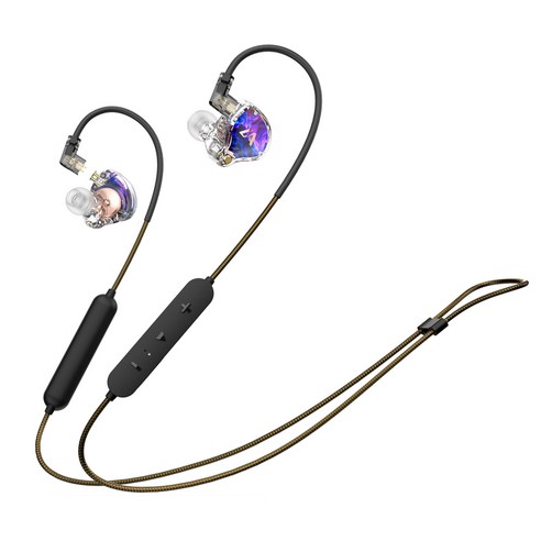 Lafitear LM3 플러그형 하이브리드 HIFI 이어폰 블루투스 마이크 포함, 프리 포그