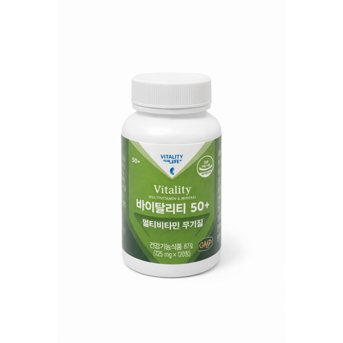 멜라루카 바이탈리티 50+ 멀티비타민 무기질 (725mg X 120정)