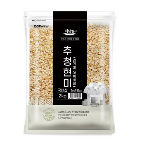 더담한 현미로 만든 아키바레 추청, 2kg, 1개 
쌀/잡곡