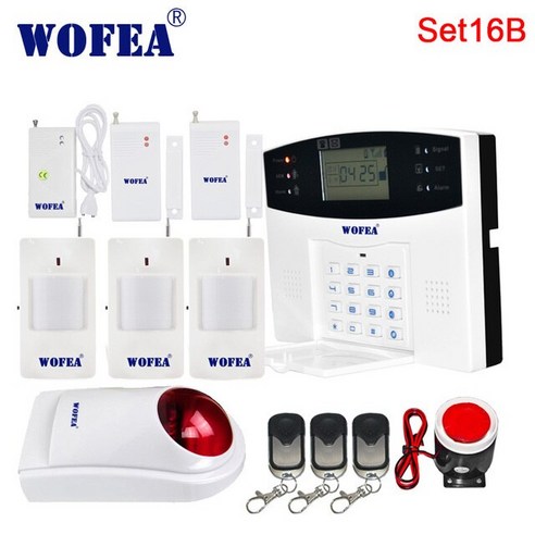 자동차경보기 자동차도난방지106 지점 LCD GSM 경보 시스템 음성 프롬프트 양방향 인터콤 홈 보안 도난, 11 Set16B, 11 Set16B