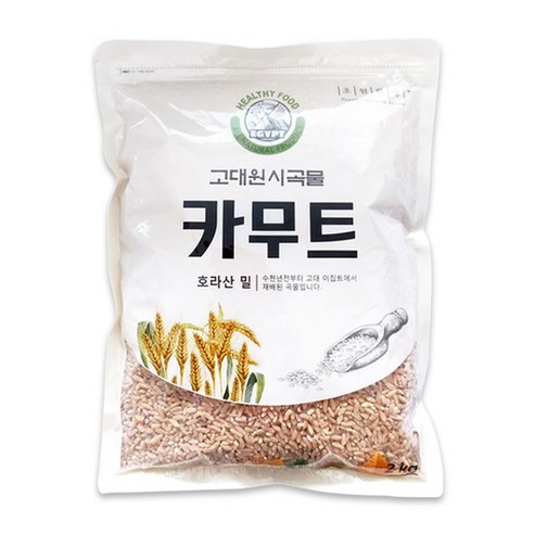 진짜 원재료 카무트(호라산밀) 2kg 고대쌀, 1개, 5kg