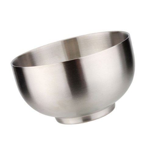 믹싱 볼 스테인레스 스틸 믹싱 볼 광택 거울 주방 그릇, 실버, 118X83mm