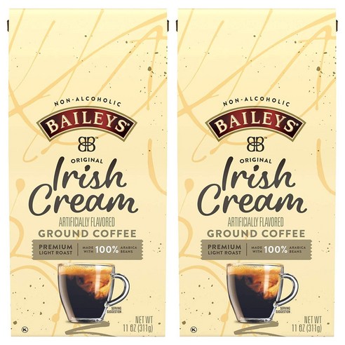 Bailey's Ground Coffee 아이리쉬 크림 11온스(2) Bailey's Ground Coffee Irish Cream 11 Oz (2), 1개