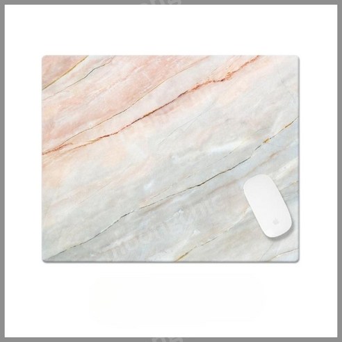 뭉시크 대리석 마블 소프트 마우스 패드, 290x225mm, 3mm, TH-057, 1개