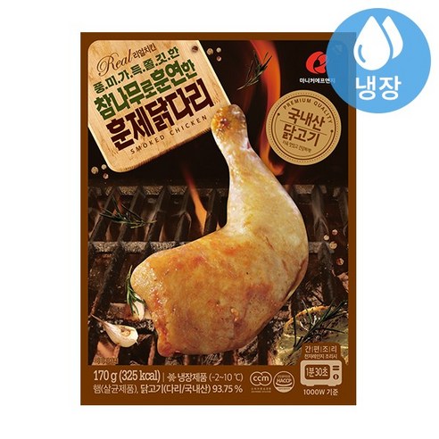 마니커에프앤지 참나무로 훈연한 훈제닭다리, 170g, 1개