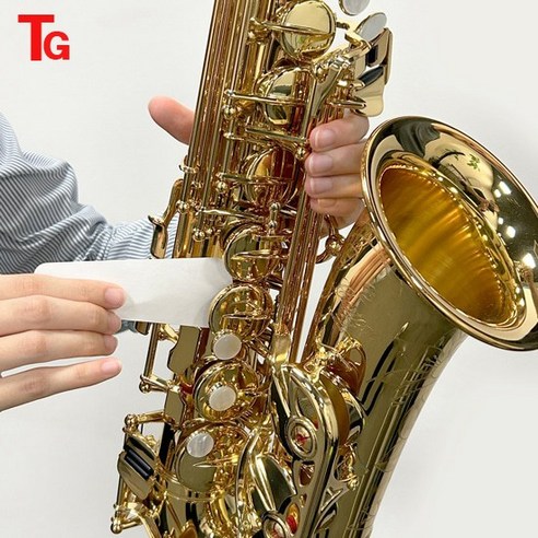 TG 색소폰 크리닝 페이퍼 침종이 관리용품 악세사리 청소도구 (80매), 1세트, 화이트