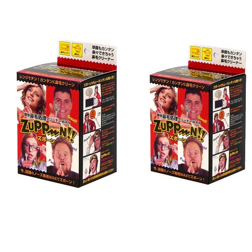 준무역 ZUPPON 주뽕 셀프 코털제모 왁싱키트, 무향, 2개