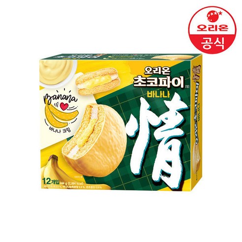 오리온초코파이 바나나맛 케이크, 444g, 1개