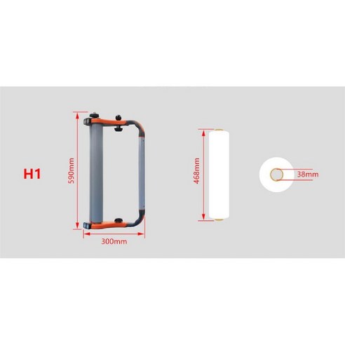 수동 핸드 랩핑기 포장기 한손 스트레치 필름 팔레트, 1개
