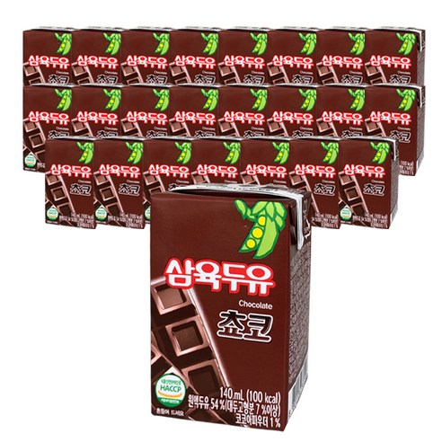 삼육두유 초코 두유 140ml 24팩입, 24팩