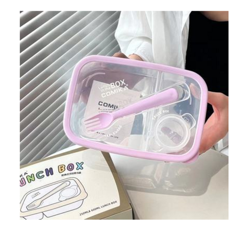 MIRTS 도시락통 직장인 도시락통, 보라색