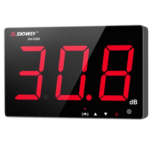 525A 벽 마운트 사운드 레벨 미터 30-130dB 디지털 소음 모니터링 테스터, 02호
